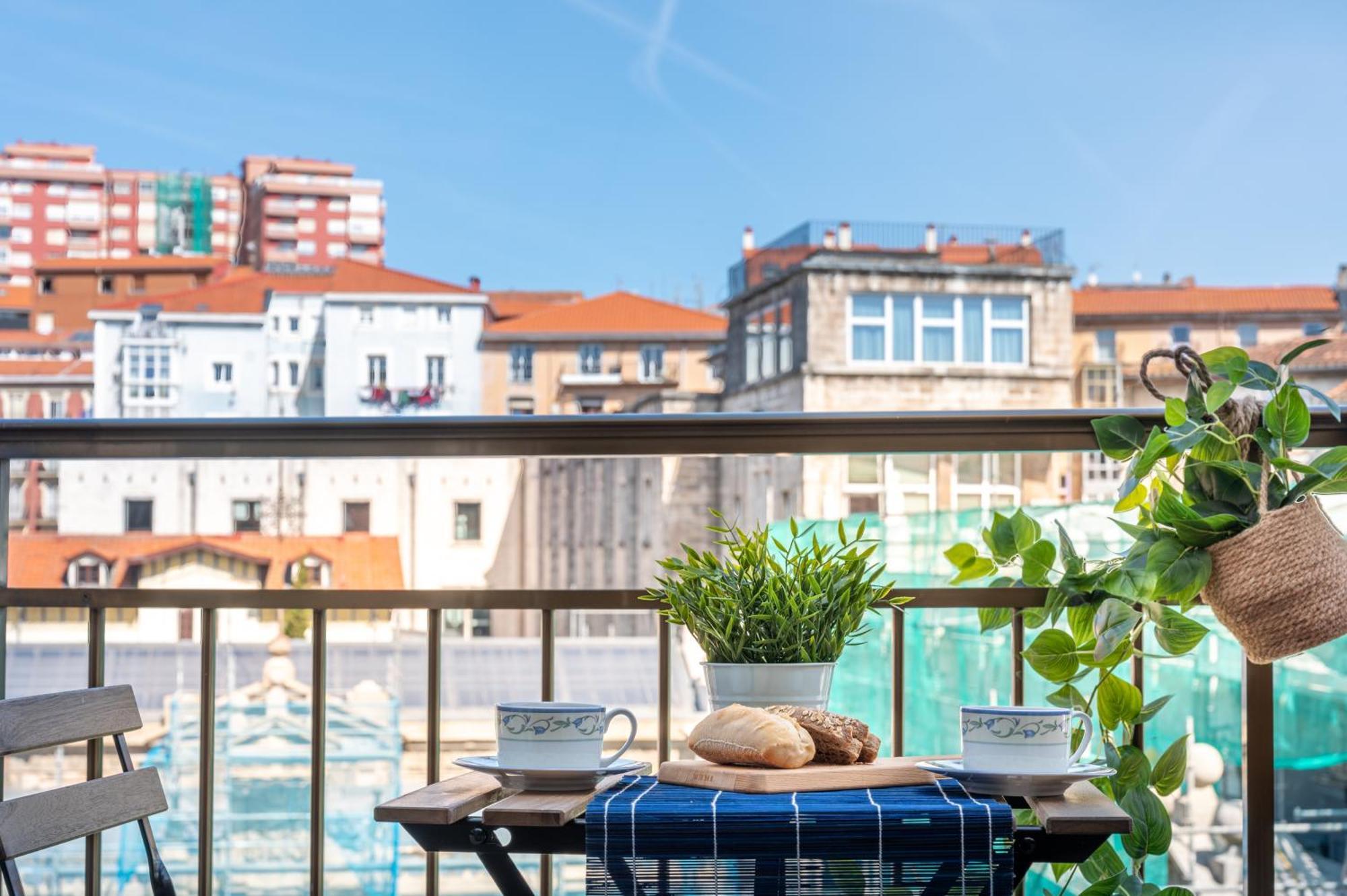 Jm8-Clasico Y Espacioso Apartamento En Pleno Centro De Santander Exterior foto